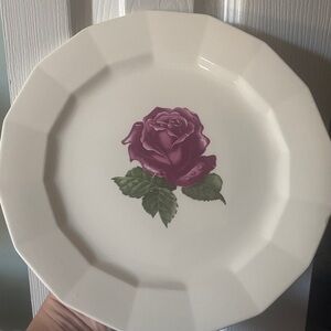 Harkerware Rose Plate